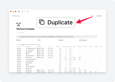 How to duplicate a Notion template