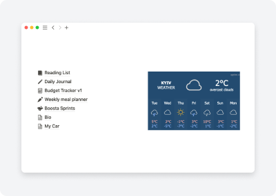 How To Add Weather To Notion